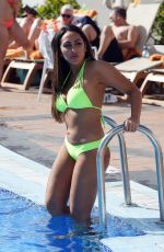 SOPHIE KASAEI in Bikini at a Pool in Tenerife 10/18/2018