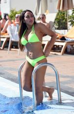 SOPHIE KASAEI in Bikini at a Pool in Tenerife 10/18/2018