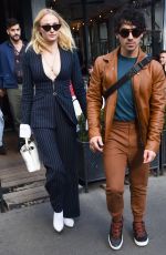 SOPHIE TURNER and Joe Jonas Leaves L