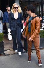 SOPHIE TURNER and Joe Jonas Leaves L