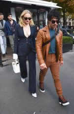 SOPHIE TURNER and Joe Jonas Leaves L