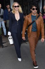 SOPHIE TURNER and Joe Jonas Leaves L