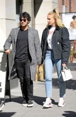 SOPHIE TURNER and Joe Jonas Out in New York 10/12/2018