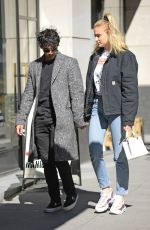 SOPHIE TURNER and Joe Jonas Out in New York 10/12/2018