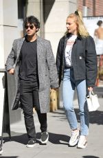 SOPHIE TURNER and Joe Jonas Out in New York 10/12/2018