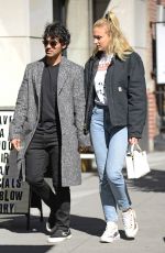SOPHIE TURNER and Joe Jonas Out in New York 10/12/2018