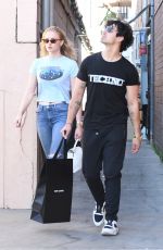 SOPHIE TURNER and Joe Jonas Out in West Hollywood 10/26/2018