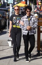 SOPHIE TURNER and Joe Jonas Out in West Hollywood 10/27/2018