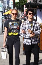 SOPHIE TURNER and Joe Jonas Out in West Hollywood 10/27/2018