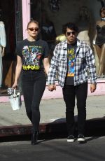 SOPHIE TURNER and Joe Jonas Out in West Hollywood 10/27/2018