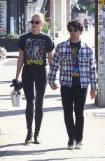 SOPHIE TURNER and Joe Jonas Out in West Hollywood 10/27/2018
