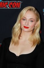 SOPHIE TURNER at Dark Phoenix Panel at New York Comic-con 10/05/2018