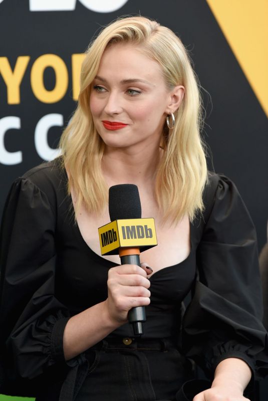 SOPHIE TURNER at Imdb Studio at New York Comic-con 10/05/2018