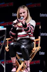 SOPHIE TURNER at In Conversation with Sophie Turner at New York Comic-con 10/06/2018