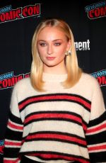 SOPHIE TURNER at In Conversation with Sophie Turner at New York Comic-con 10/06/2018