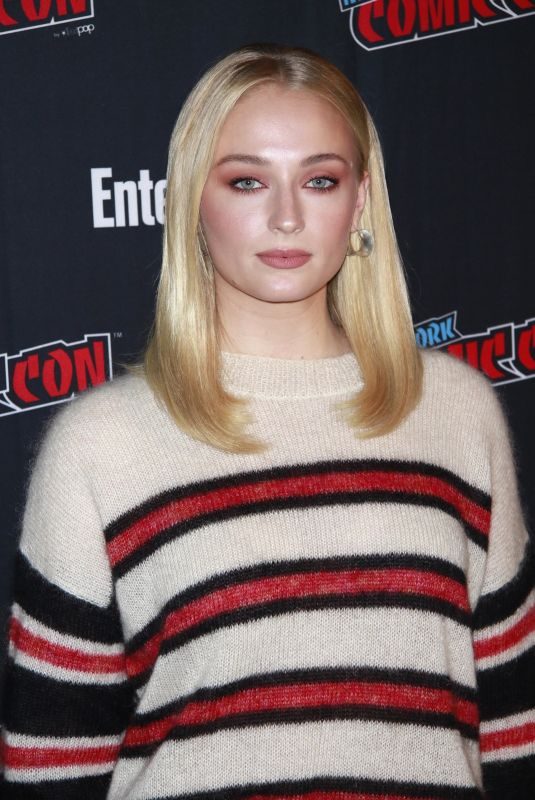 SOPHIE TURNER at Powered by Entertainment Weekly at New York Comic-con 10/06/2018
