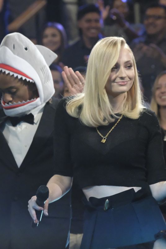 SOPHIE TURNER at Tthe Late Late Show with James Corden in New York 09/26/2018