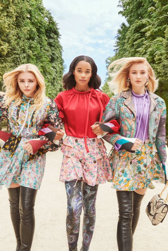 SOPHIE TURNER, CHLOE MORETZ and LAURA HARRIER for Louis Vuitton