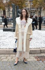 STACY MARTIN at Miu Miu Fashion Show in Paris 10/02/2018
