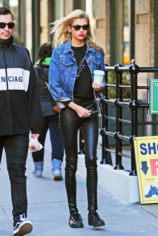 STELLA MAXWELL Out and About in New York 10/26/2018