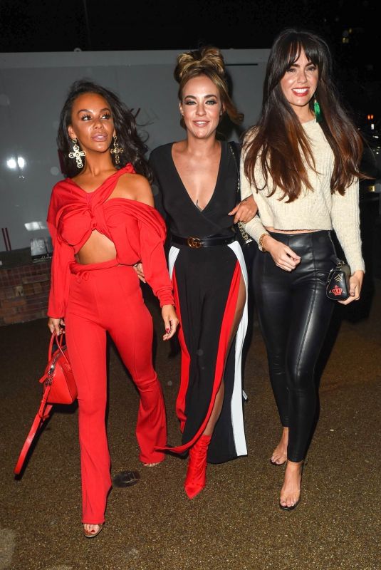 STEPHANIE DAVIS, JENNIFER METCALFE and CHELSEE HEALEY at Menagerie Restaurant & Bar in Manchester 10/05/2018