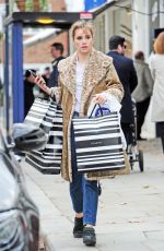 SUKI WATERHOUSE Out Shopping in Notting Hill 10/23/2018