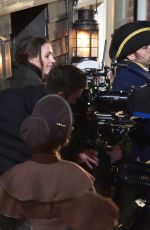 SUREANNE JONES on the Set of Gentleman Jack in Hartlepool 10/25/2018