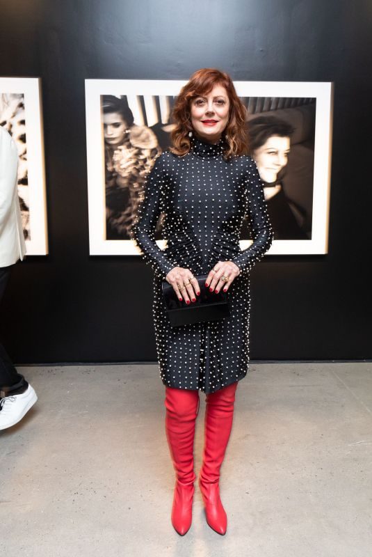 SUSAN SARANDON Assemblage Lenny Kravitz Exhibition in New York 09/28/2018