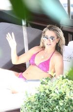 SYLVIE MEIS in Bikini at a Pool in Miami 10/01/2018