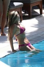 SYLVIE MEIS in Bikini at a Pool in Miami 10/01/2018
