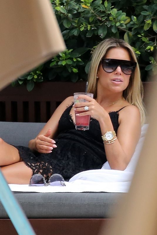 SYLVIE MEISS at a Pool in Miami 10/08/2018