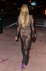 SYLVIE MEISS Out for Dinner in Miami Beach 10/03/2018