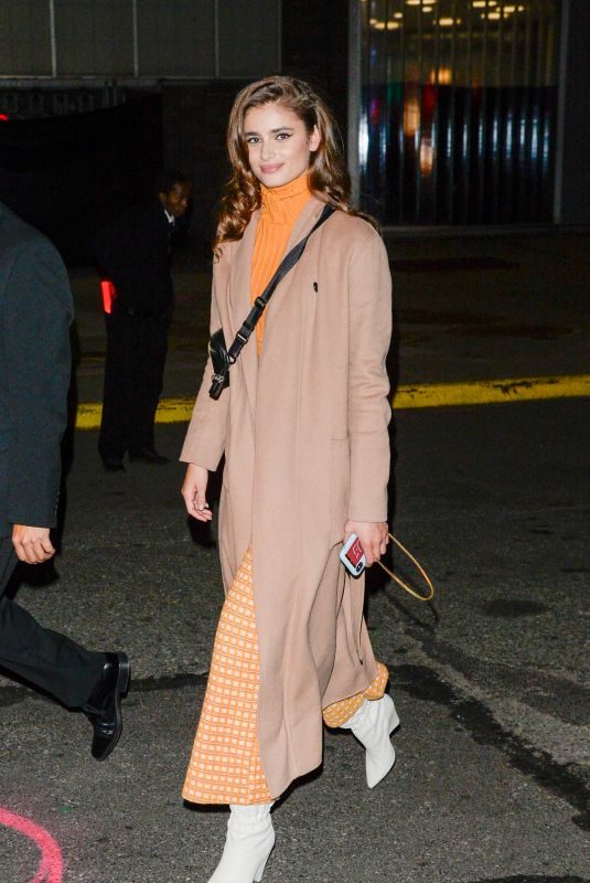 TAYLOR HILL Leaves Moschino x H&M Fashion Show in New York 10/25/2018