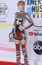 TAYLOR SWIFT at American Music Awards in Los Angeles 10/09/2018