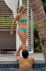 TEDDI JO MELLENCAMP in Bikini at a Pool in Hawaii 10/20/2018