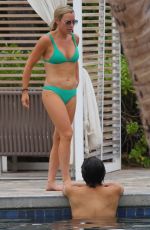 TEDDI JO MELLENCAMP in Bikini at a Pool in Hawaii 10/20/2018