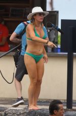 TEDDI JO MELLENCAMP in Bikini at a Pool in Hawaii 10/20/2018