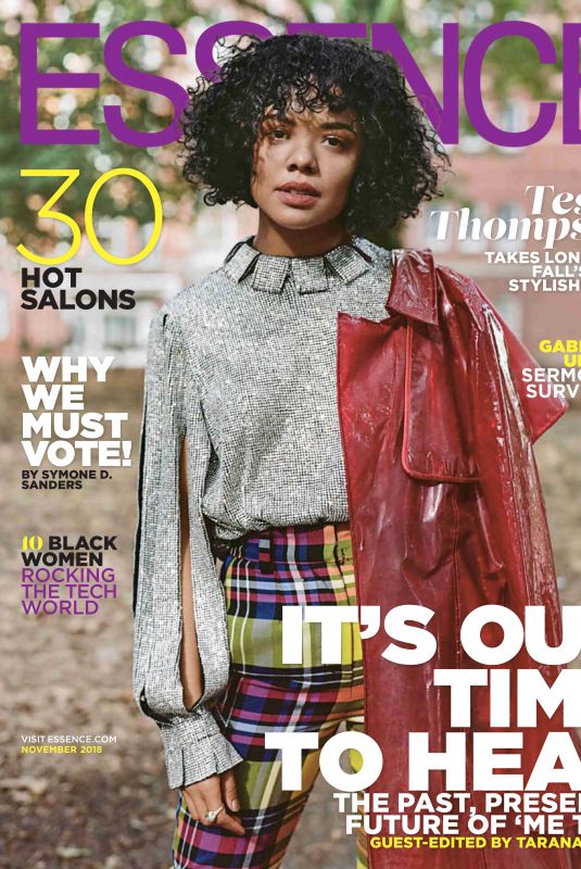 TESSA THOMPSON in Essence Magazine, November 2018