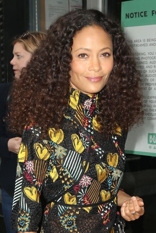 THANDIE NEWTON at AOL Build in New York 10/09/2018