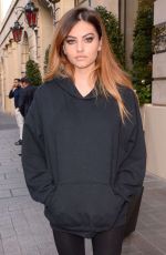 THYLANE BLONDEAU Arrives at Her Hotel in Paris 10/01/2018