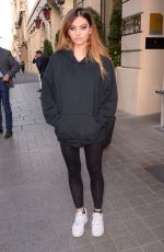 THYLANE BLONDEAU Arrives at Her Hotel in Paris 10/01/2018