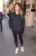 THYLANE BLONDEAU Arrives at Her Hotel in Paris 10/01/2018