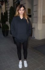THYLANE BLONDEAU Arrives at Her Hotel in Paris 10/01/2018