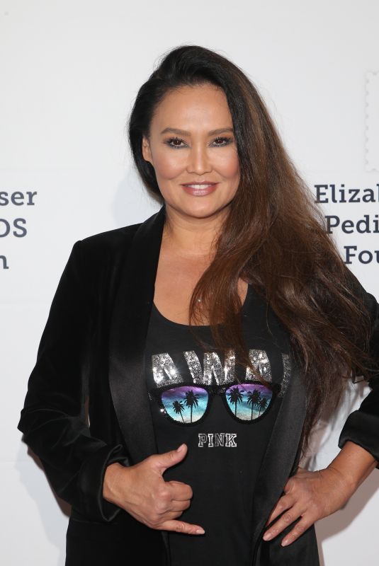 TIA CARRERE at Elizabeth Glaser Pediatric Aids Foundation Anniversary in Culver City 10/28/2018