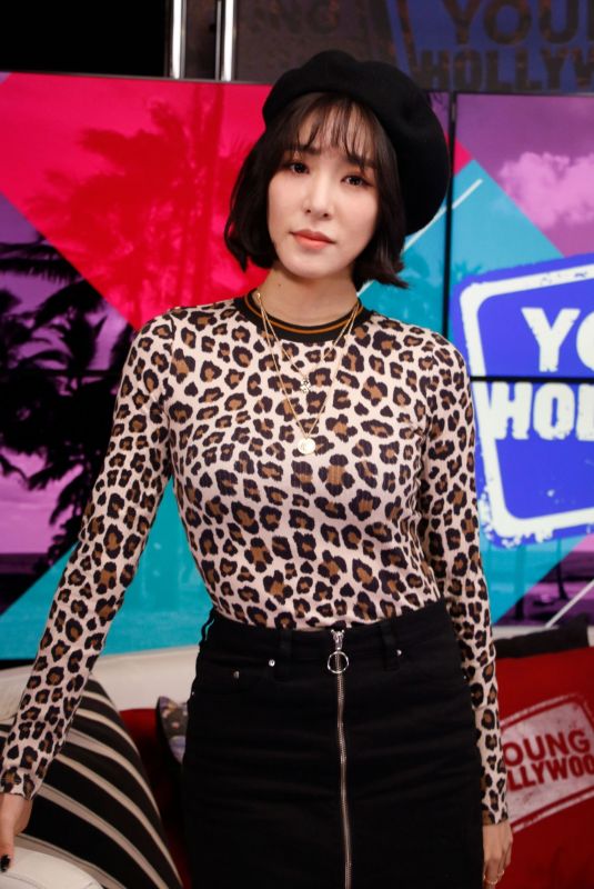 TIFFANY YOUNG at Young Hollywood Studio 10/04/2018