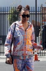 TINASHE Arrives at DWTS Rehersal Studio in Los Angeles 10/04/2018