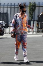 TINASHE Arrives at DWTS Rehersal Studio in Los Angeles 10/04/2018