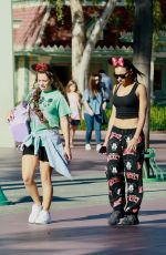 TINASHE Out at Disneyland in Anaheim 10/18/2018
