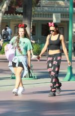 TINASHE Out at Disneyland in Anaheim 10/18/2018