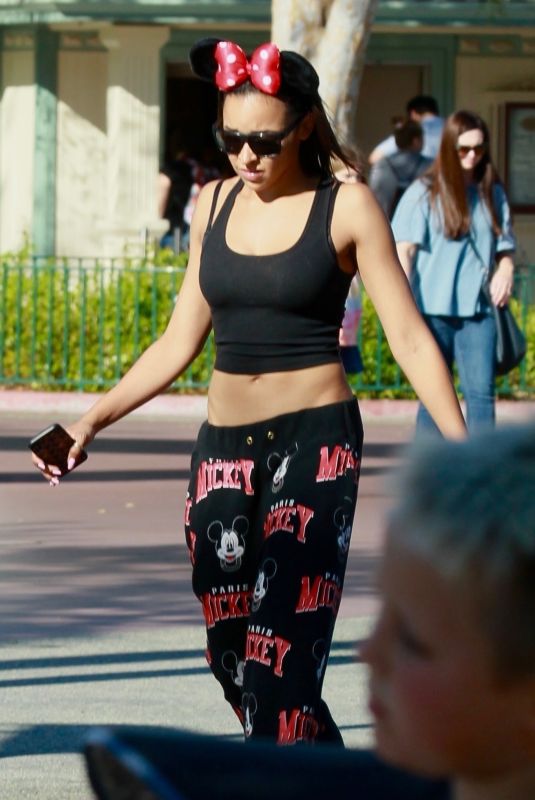 TINASHE Out at Disneyland in Anaheim 10/18/2018